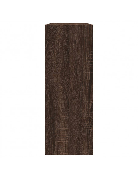 Scarpiera Rovere Marrone 80x21x57 cm in Legno Multistrato