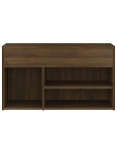 Scarpiera Rovere Marrone 80x30x45 cm in Legno Multistrato