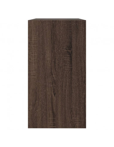 Scarpiera Rovere Marrone 80x34x63 cm in Legno Multistrato