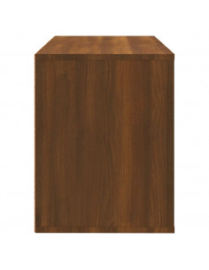 Scarpiera Rovere Marrone 80x35x45 cm in Legno Multistrato