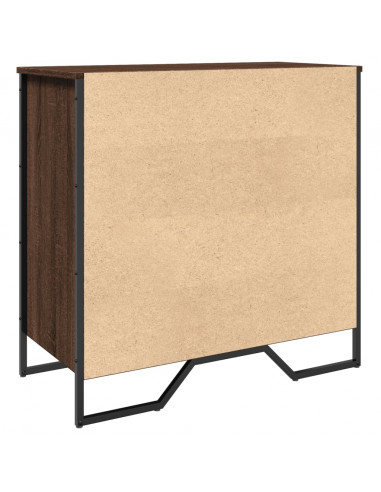 Scarpiera Rovere Marrone 80x38x78 cm in Truciolato
