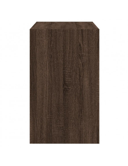 Scarpiera Rovere Marrone 80x42x69 cm in Legno Multistrato