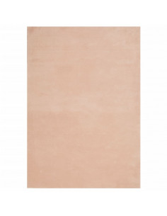 Tappeto a Pelo Corto HUARTE Morbido e Lavabile Rosato 140x200cm