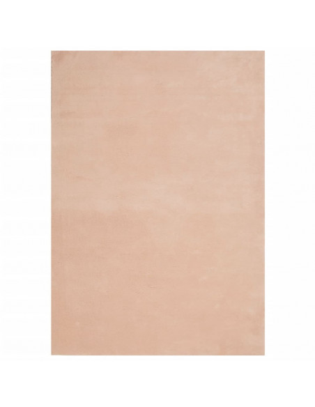 Tappeto a Pelo Corto HUARTE Morbido e Lavabile Rosato 140x200cm
