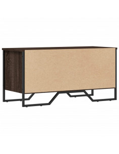 Scarpiera Rovere Marrone 90x38x45,5 cm in Truciolato