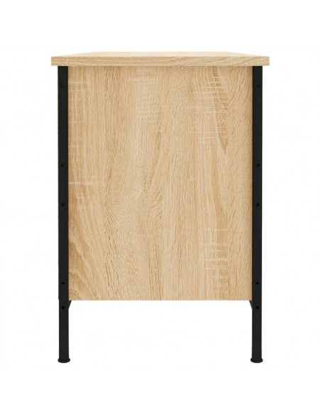 Scarpiera Rovere Sonoma 100x35x50 cm in Legno Multistrato