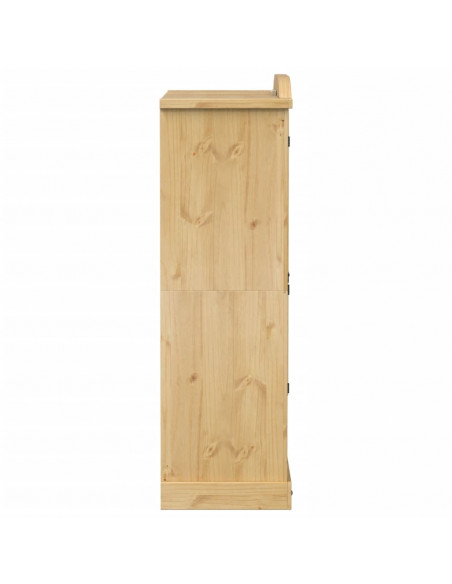 Armadio Corona 151,5x52x170 cm in Legno Massello di Pino