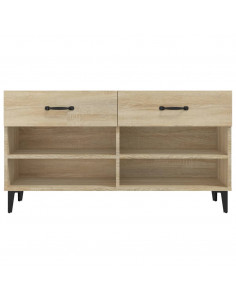 Scarpiera Rovere Sonoma 102x35x55 cm in Legno Multistrato