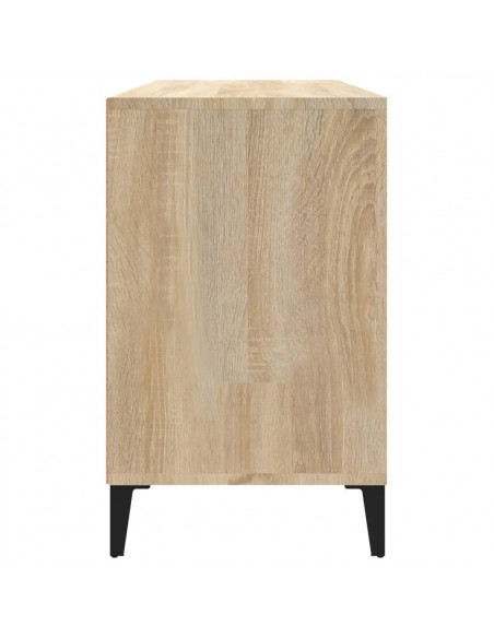 Scarpiera Rovere Sonoma 102x36x60 cm in Legno Multistrato