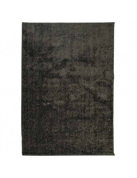 Tappeto a Pelo Lucido Lungo ISTAN Effetto Antracite 140x200 cm
