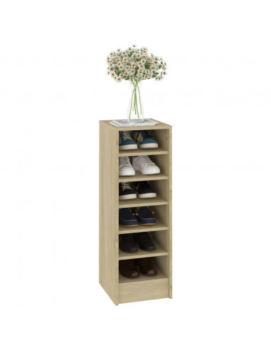 Scarpiera Rovere Sonoma 31,5x35x90 cm in Truciolato