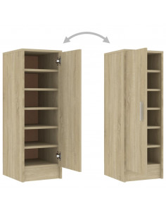 Scarpiera Rovere Sonoma 32x35x92 cm in Truciolato