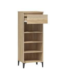 Scarpiera Rovere Sonoma 40x36x105 cm in Legno Multistrato