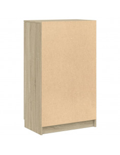 Scarpiera Rovere Sonoma 59x35x100 cm in Legno Multistrato