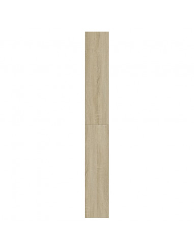Scarpiera Rovere Sonoma 60x21x163,5 cm in Legno Multistrato