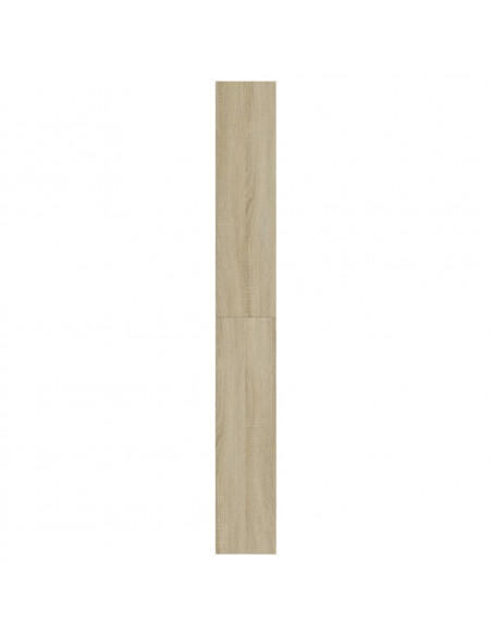 Scarpiera Rovere Sonoma 60x21x163,5 cm in Legno Multistrato