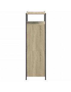 Scarpiera Rovere Sonoma 60x34x112 cm in Legno Multistrato