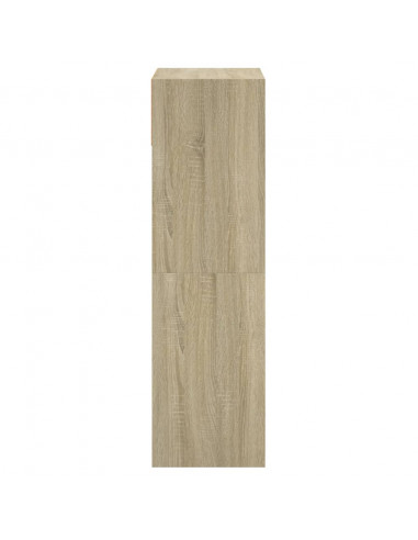 Scarpiera Rovere Sonoma 60x34x116 cm in Legno Multistrato