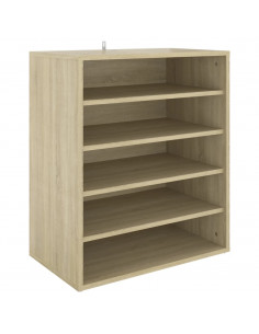 Scarpiera Rovere Sonoma 60x35x70 cm in Truciolato