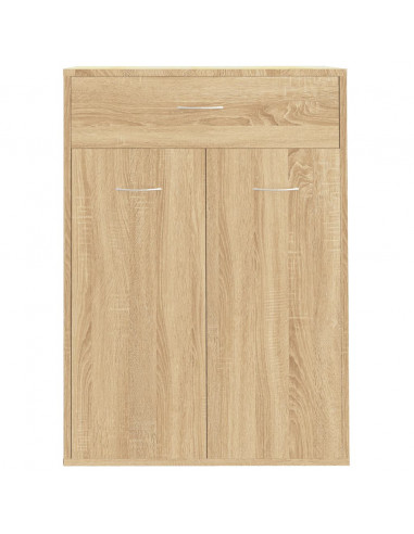 Scarpiera Rovere Sonoma 60x35x84 cm in Legno Multistrato