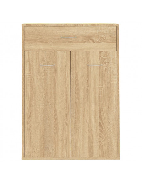 Scarpiera Rovere Sonoma 60x35x84 cm in Legno Multistrato