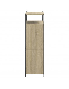 Scarpiera Rovere Sonoma 75x34x112 cm in Legno Multistrato