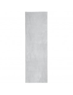 Tappeto a Pelo Corto HUARTE Morbido e Lavabile Grigio 80x250 cm