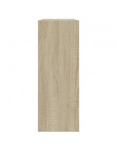 Scarpiera Rovere Sonoma 80x21x57 cm in Legno Multistrato