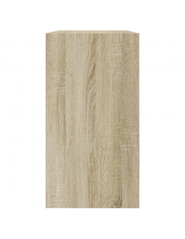 Scarpiera Rovere Sonoma 80x34x63 cm in Legno Multistrato