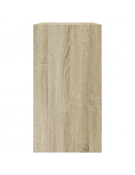 Scarpiera Rovere Sonoma 80x34x63 cm in Legno Multistrato