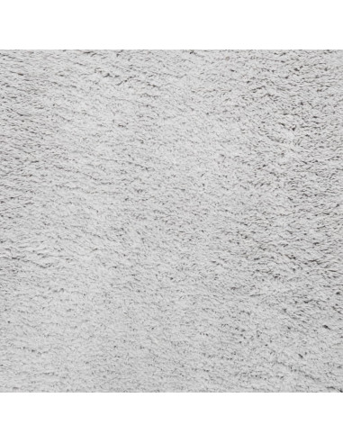 Tappeto a Pelo Corto HUARTE Morbido e Lavabile Grigio 160x160cm