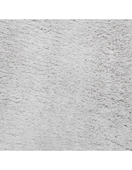Tappeto a Pelo Corto HUARTE Morbido e Lavabile Grigio 160x160cm