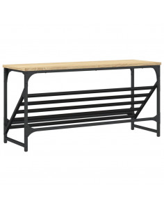 Scarpiera Rovere Sonoma 90x30x45 cm in Legno Multistrato