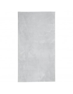 Tappeto a Pelo Corto HUARTE Morbido e Lavabile Grigio 80x150 cm