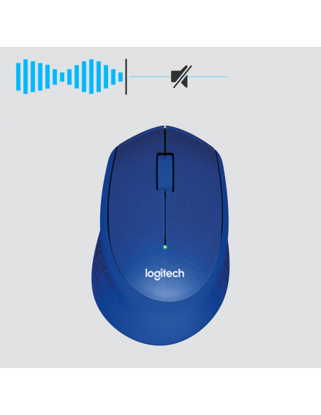 Logitech M330 Silent Plus mouse Ufficio Mano destra RF Wireless Ottico 1000 DPI