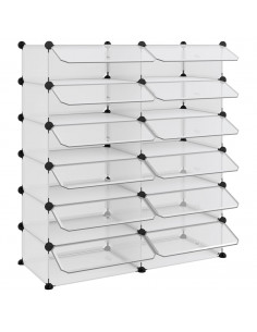 Scarpiera Trasparente 94,5x36,5x106 cm in PP