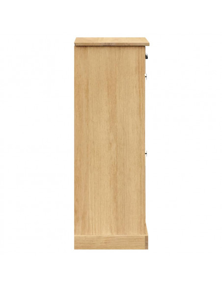 Scarpiera VIGO 60x35x96 cm in Legno Massello di Pino