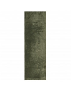 Tappeto Pelo Corto HUARTE Morbido Lavabile Verde Bosco 80x250cm