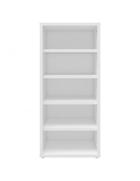 Scarpiere 2 pz Bianche 31,5x35x70 cm in Truciolato