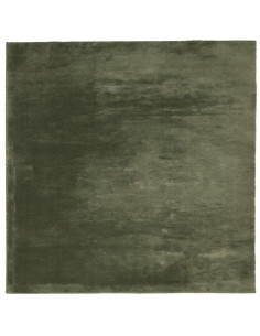 Tappeto Pelo Corto HUARTE Morbido Lavabile Verde Bosco