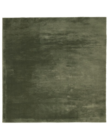 Tappeto Pelo Corto HUARTE Morbido Lavabile Verde Bosco