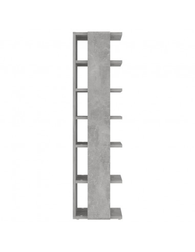 Scarpiere 2 pz Grigio Cemento 27,5x27x102 cm