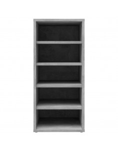 Scarpiere 2 pz Grigio Cemento 31,5x35x70 cm in Truciolato