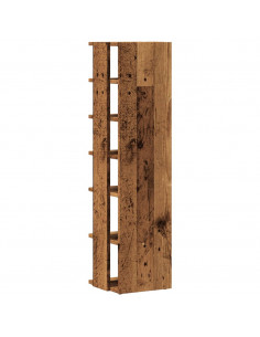 Scarpiere 2 pz Legno Antico 28x27x102 cm in Legno Multistrato