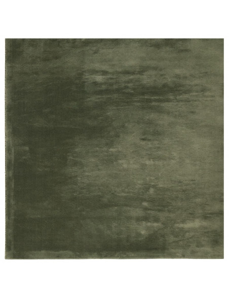 Tappeto Pelo Corto HUARTE Morbido Lavabile Verde Bosco