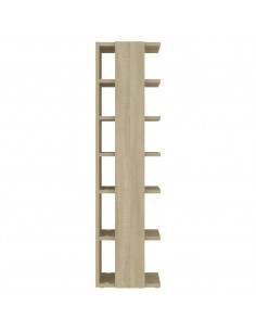 Scarpiere 2 pz Rovere sonoma 27,5x27x102 cm