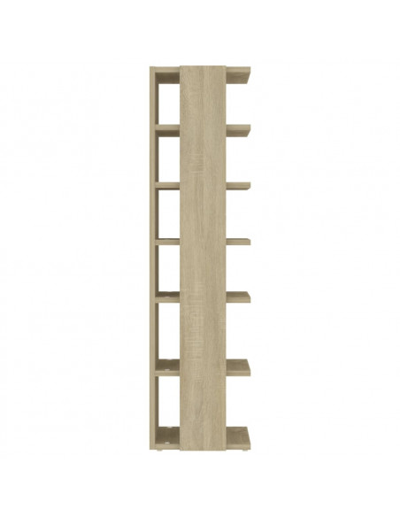 Scarpiere 2 pz Rovere sonoma 27,5x27x102 cm