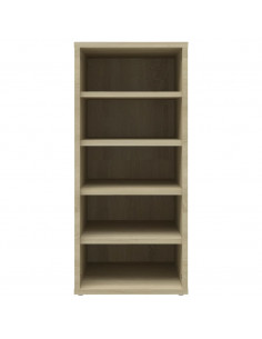 Scarpiere 2 pz Rovere Sonoma 31,5x35x70 cm in Truciolato