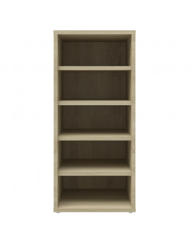 Scarpiere 2 pz Rovere Sonoma 31,5x35x70 cm in Truciolato