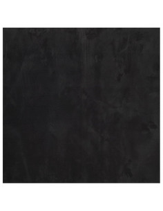 Tappeto a Pelo Corto HUARTE Morbido e Lavabile Nero 240x240cm